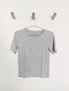 Gap Modern Crewneck T-Shirt – Heather Grey, Women's M Petite